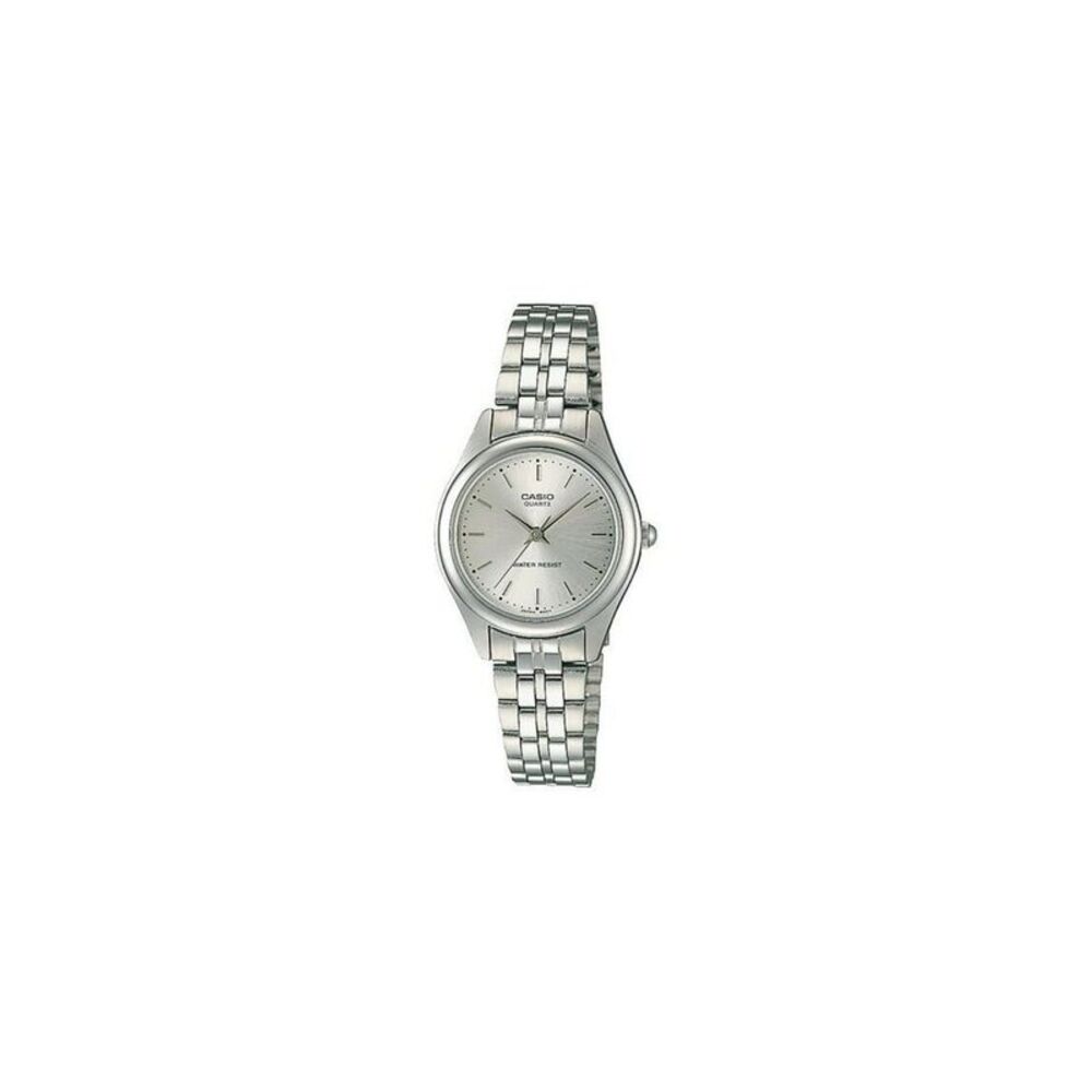 Casio Women’s White Dial Stainless Steel Bracelet Watch – Casio LTP‑1129A‑7A